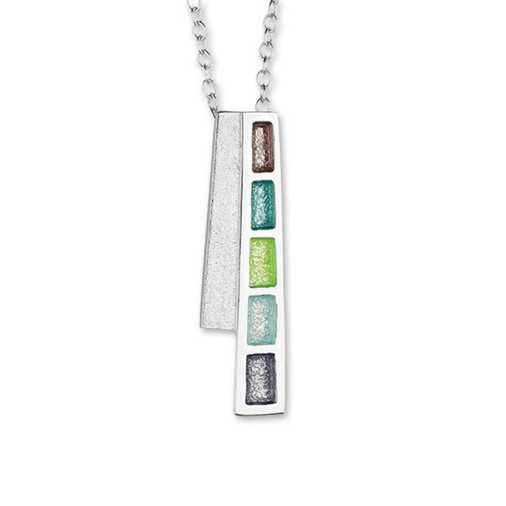 Indulge Fruit Pastel Sterling Silver Necklace