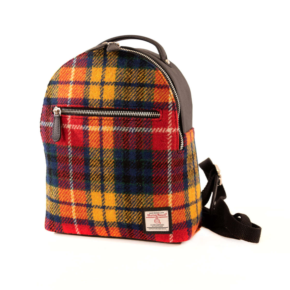 Safron Yellow Tartan Backpack