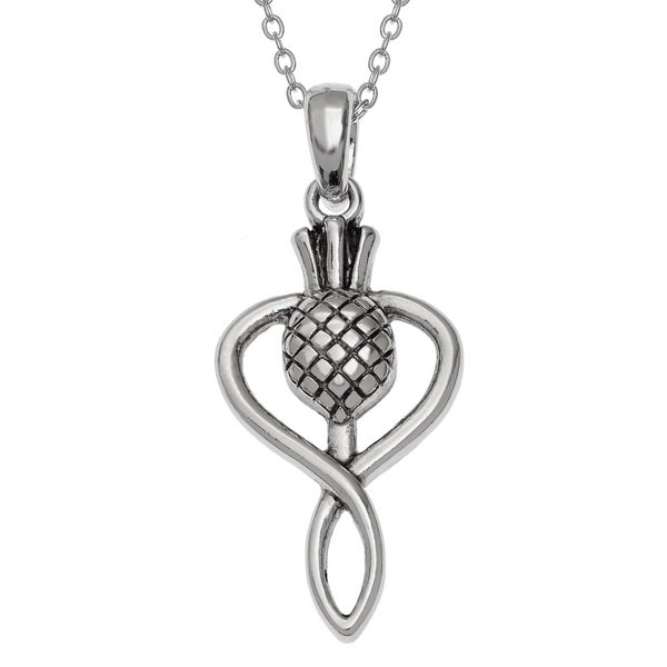 Celtic Scottish Thistle Necklace