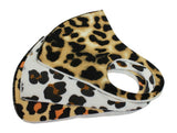 Adults Reuseable Elasticated Face Mask 3 Pack Animal Print Or Camouflage