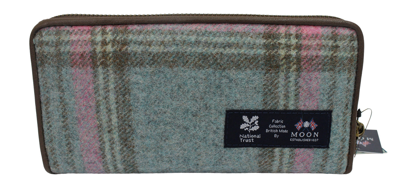 Moon Tweed Mint Green Round Purse