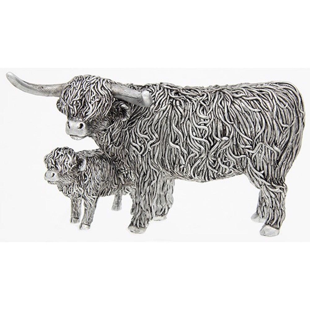 Small Highland Cow and Calf