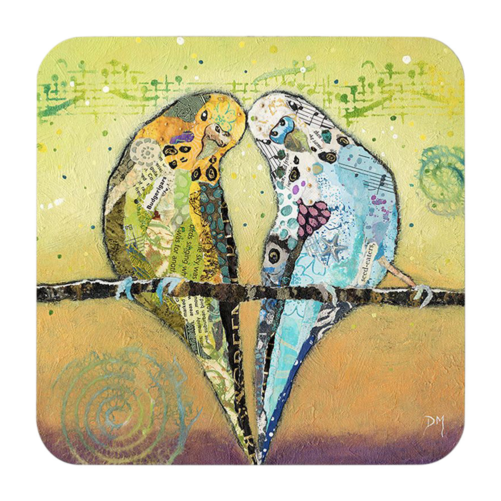 Best Buddies' Budgie Coaster