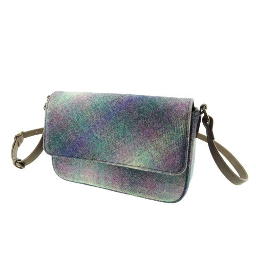 Purple Green Crossbody Handbag