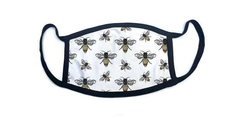 Buzzy Bumble Bee Adult Face Mask