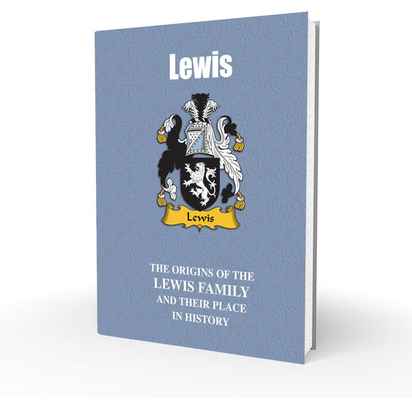 Lang Syne Welsh Family Clan Information History Fact Book - Lewis