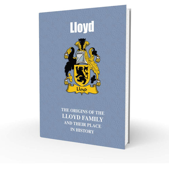 Lang Syne Welsh Family Clan Information History Fact Book - Lloyd