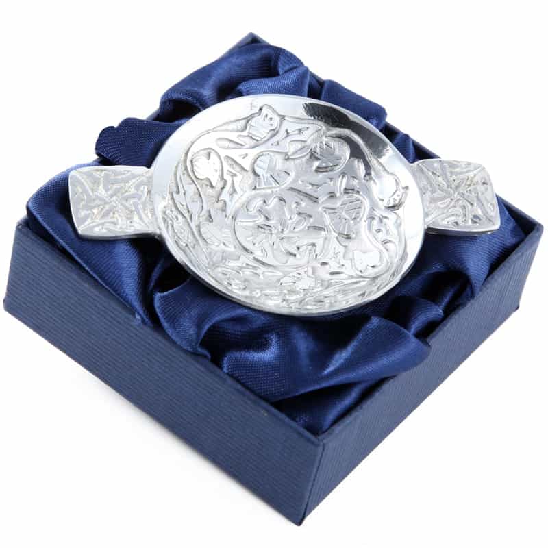 Mini Thistle Swirl Quaich