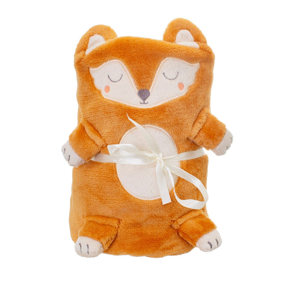 Sass & Belle Super Cute Woodland Fox Unisex Baby Blanket