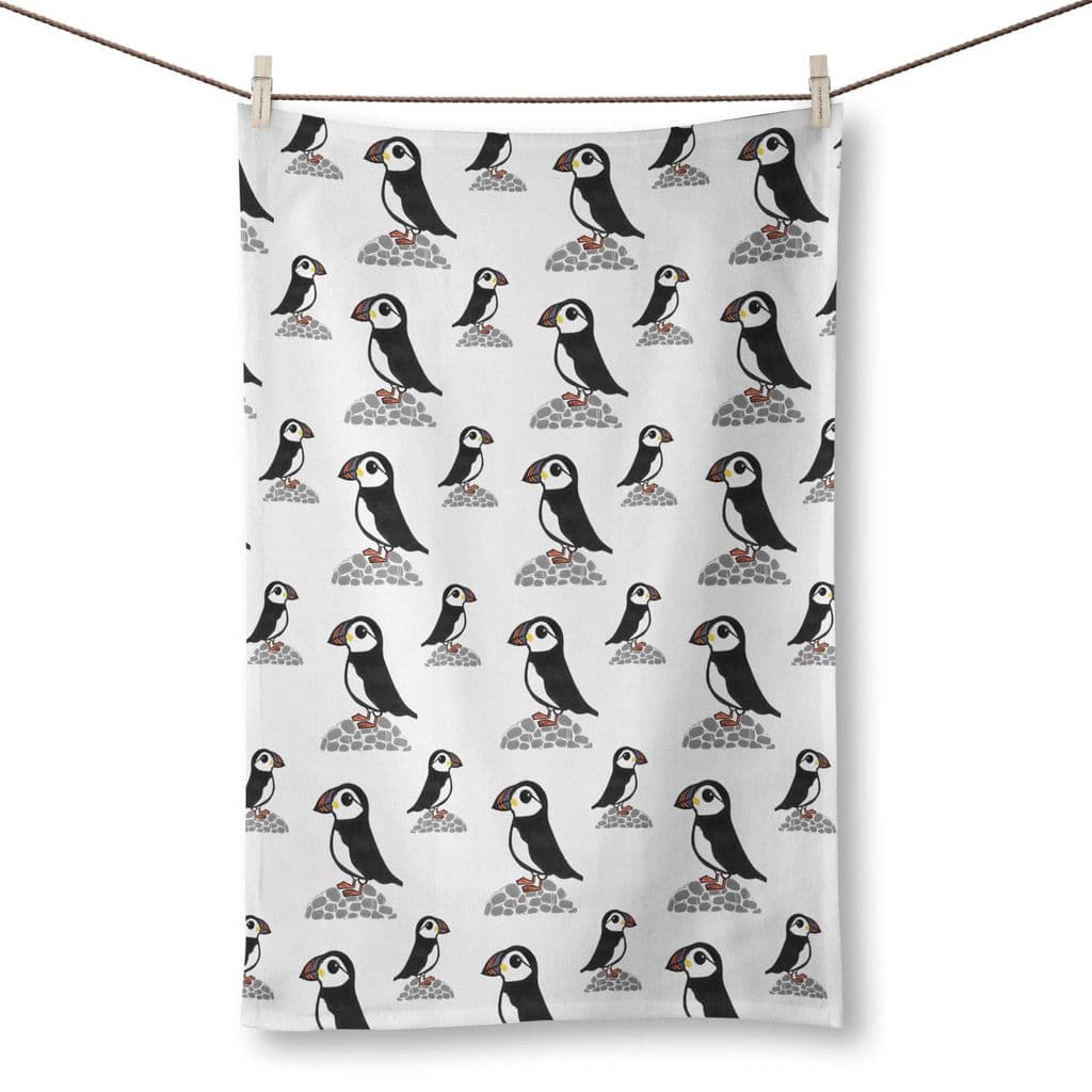 Puffin Tea Towel