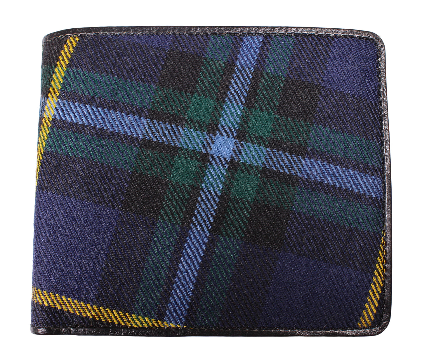 Tartan Leather Mens Wallet - Weir Modern