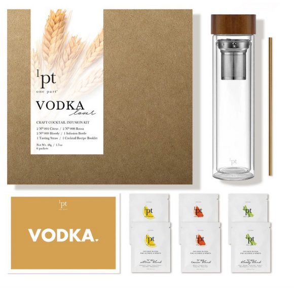 Teroforma 1pt Vodka Lover Craft Cocktail Infusion Kit