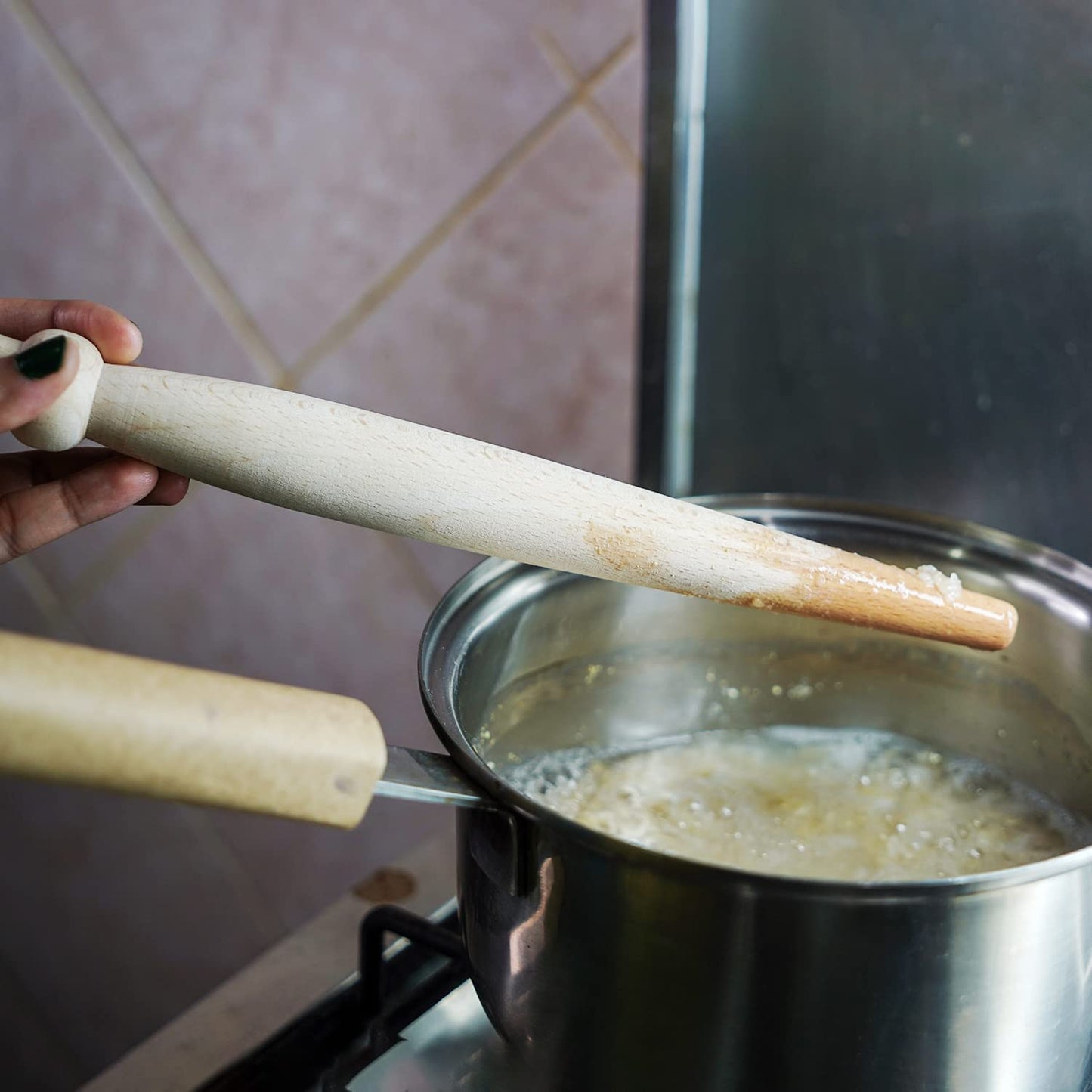 Wooden Porridge Spurtle Porridge Stirrer