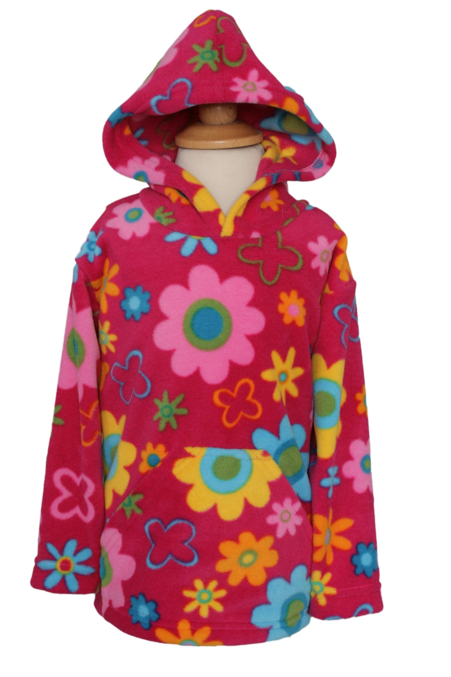 Pink Flower Fleece