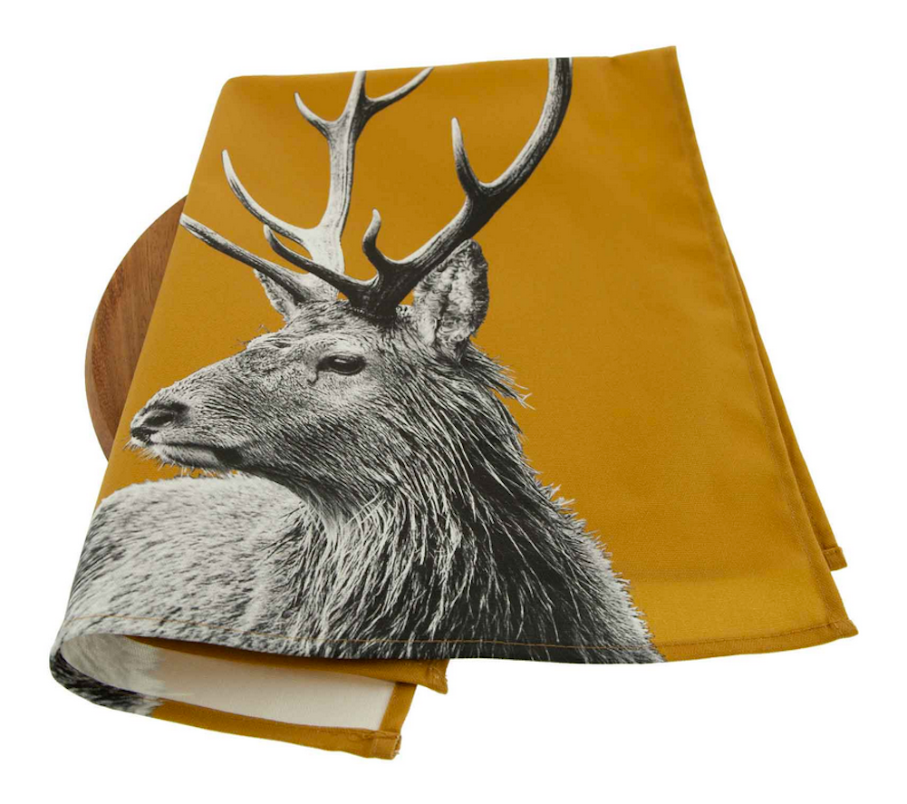 Colourful Stag Tea Towel