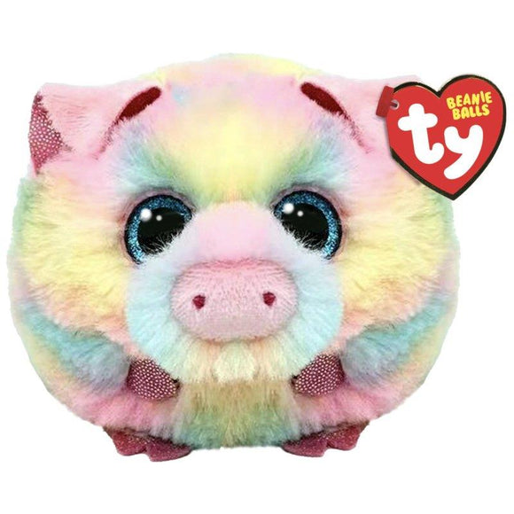 TY UK Puffie - Pigasso Multi Colour Pig