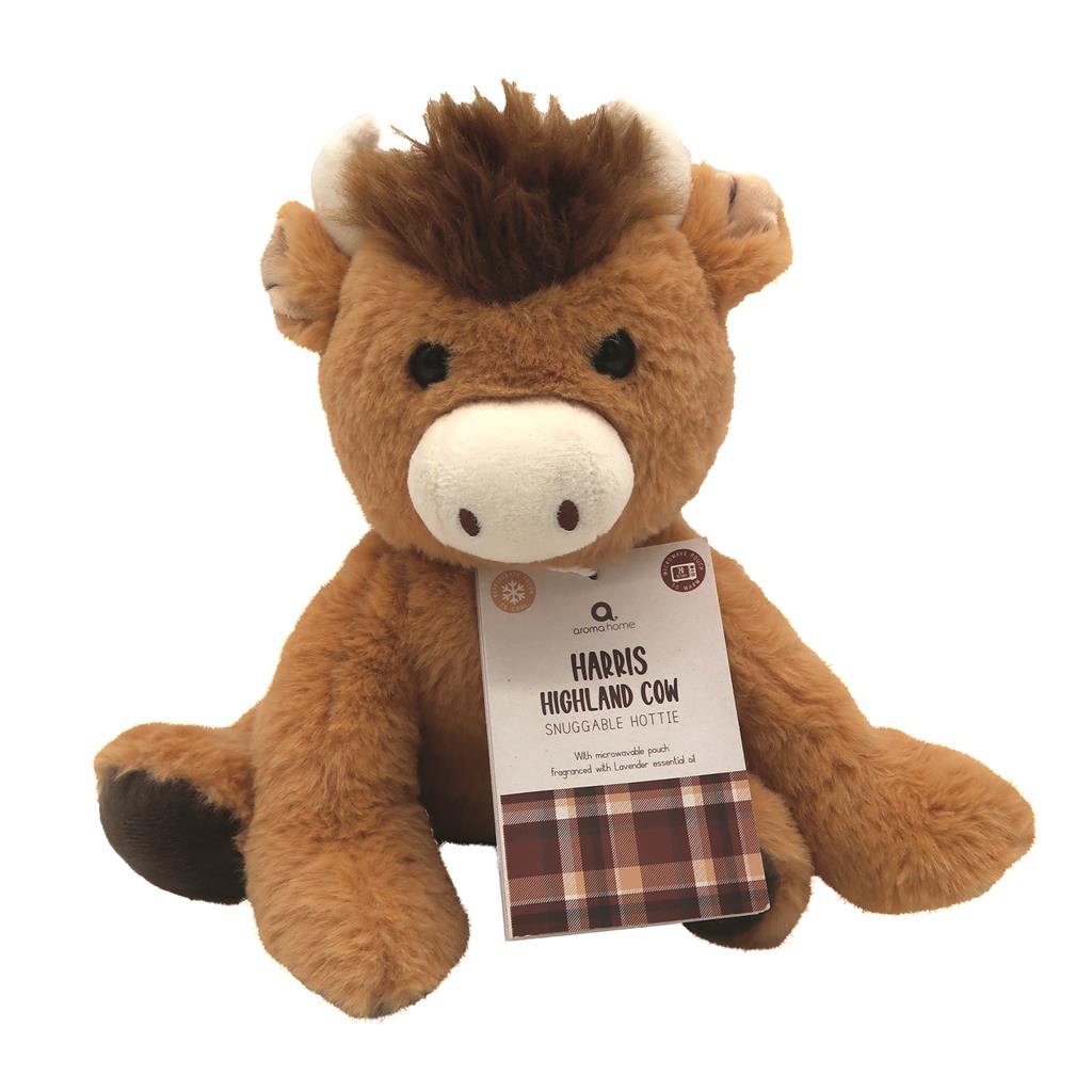 Heatable Plush Highland Cow