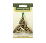 The Bronze Gallery - Scottish Celtic Trinity Knot Bronze Hanging Ornament