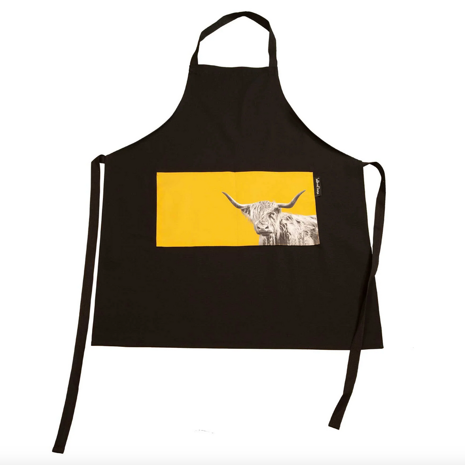 Colourful Highland Cow Apron - 3 Colours