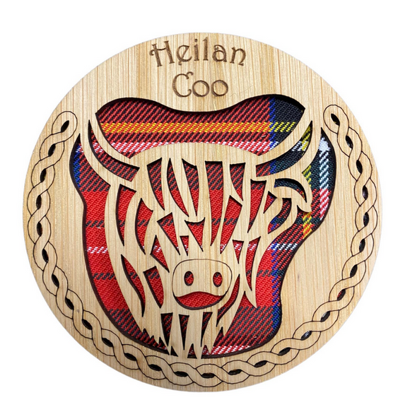 Handmade Scottish Wooden Tartan 