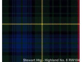 The House of Edgar Regimental Weight Tartans