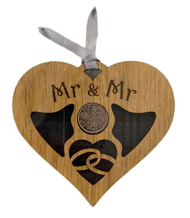 Lucky Sixpence - Mr & Mr - 3 Tartans