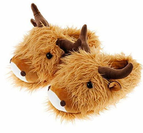 Highland Cow Adult Slippers Kilts Wi Hae Ltd Highland Cow Adult Slippers Kilts Wi Hae Ltd