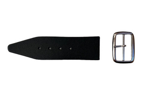 Kilt Strap and Buckle 1.5"-  Quality 3mm Leather