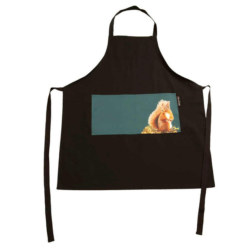 Colourful Red Squirrel Apron - 3 Colours
