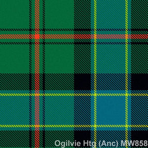Made To Order House Of Edgar Tartan Straight Neck Ties - M - Z Tartans