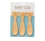Super Cute Scottish Hairy Coo Childrens Bamboo Dining Spoons