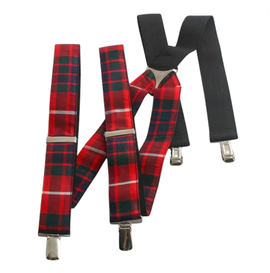 Tartan Suspenders