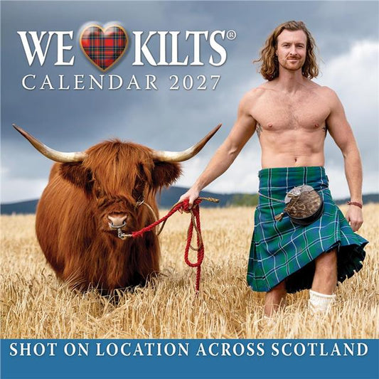 Men In Kilts Compact Calendar 2027