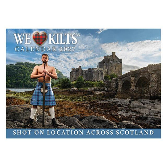Men In Kilts Large Calendar 2027