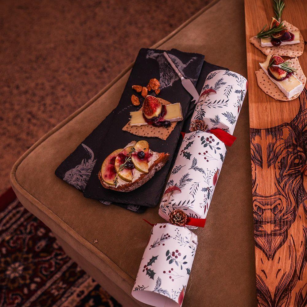 Set Of 4 Individual Slate Cheese Boards