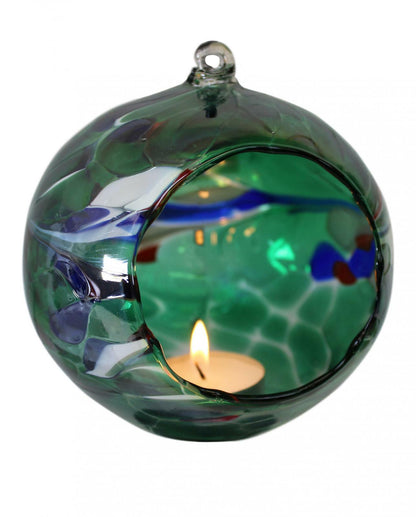 Hanging Glass Tealight Holder