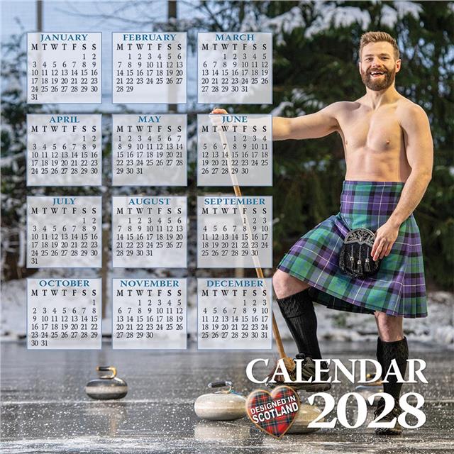 Men In Kilts Compact Calendar 2027