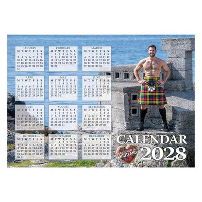 Men In Kilts Large Calendar 2027