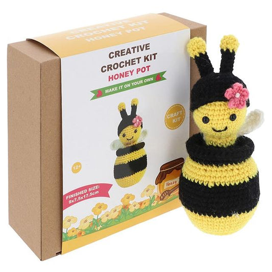 Bee Honey Pot Crochet Kit