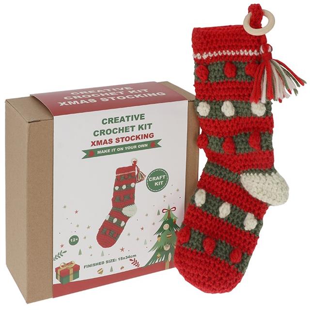Creative Crochet Christmas Stocking Kit