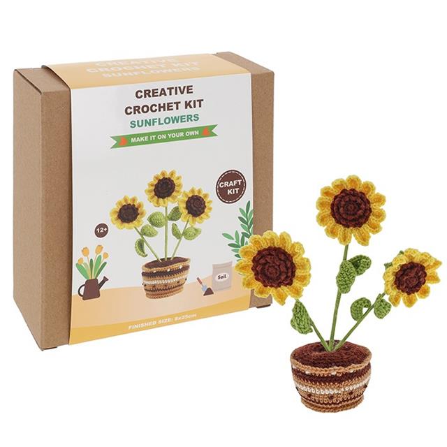 Sunflower Crochet Kit