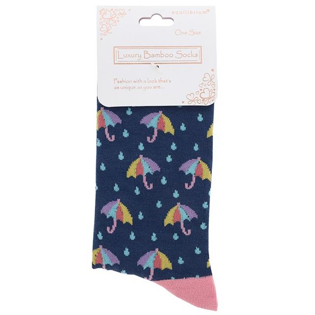 Blue Umbrella Bamboo Socks