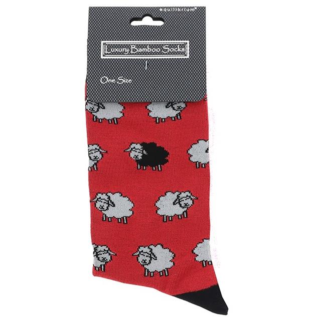 Men's Red Sheep Bamboo Socks