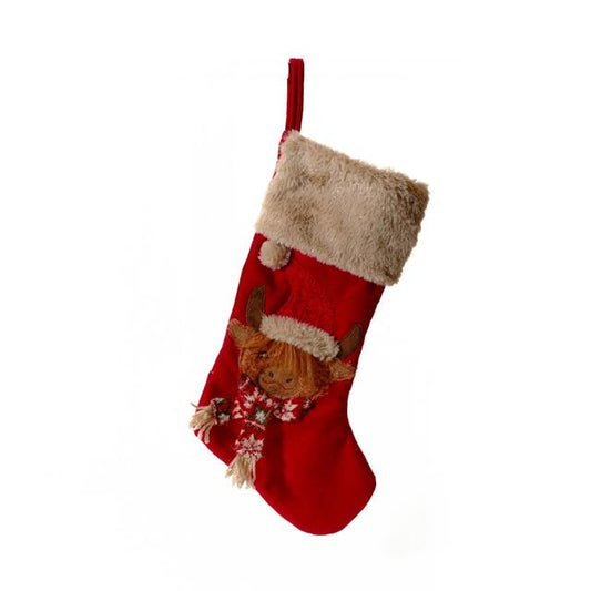 Highland Cow Stocking