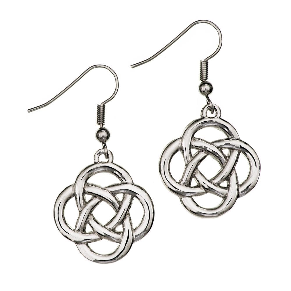 Jura Celtic Knot Dangle Earrings