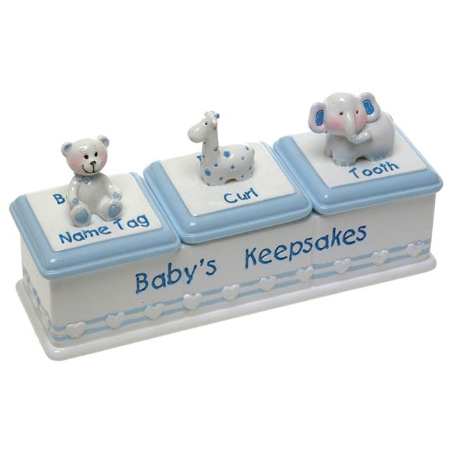 Blue Keepsake Box