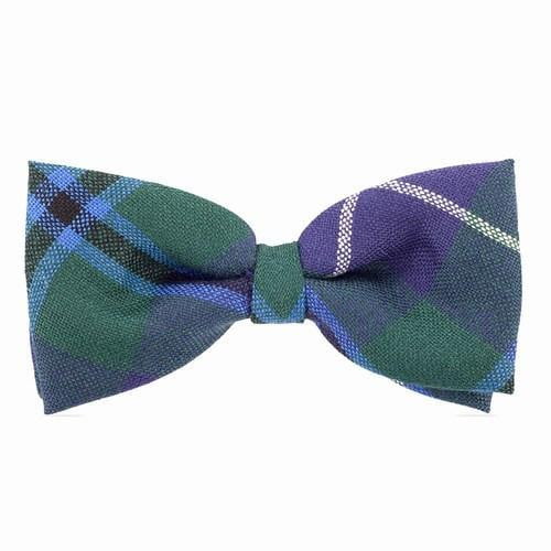 100% Scottish Tartan Wool Pre Tied Bow Tie - Douglas  