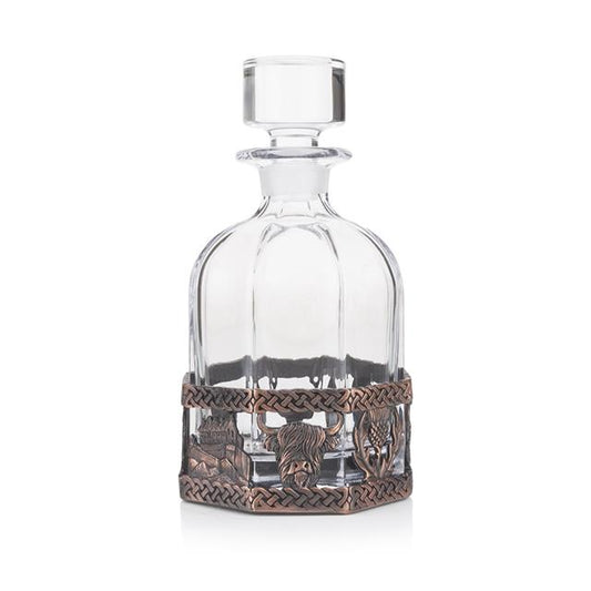 Chocolate Bronze Icons Of Scotland Decanter