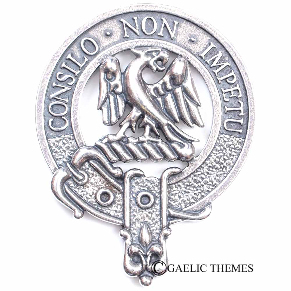 Celtic Knotwork Clan Crest Sgian Dubh - A-C Clans