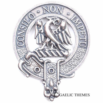 Celtic Knotwork Clan Crest Sgian Dubh - A-C Clans